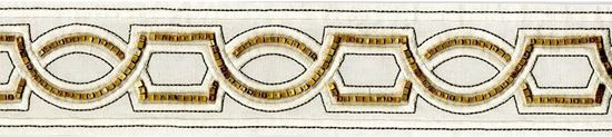 Picture of ZAGREB BEADED TAPE-SNOW
