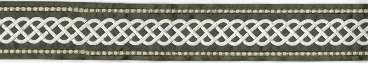 Picture of TAMWORTH EMB. TAPE-CHARCOAL