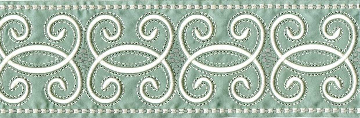 Picture of mackay emb. tape-azure