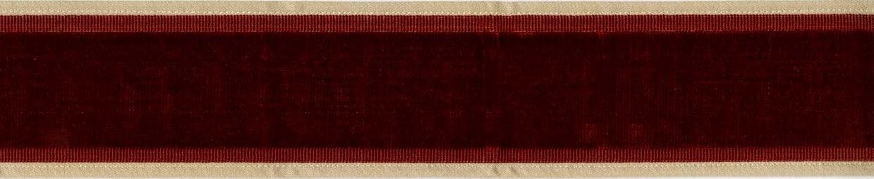 Picture of HOLLY VELVET TAPE-GARNET