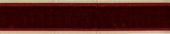 Picture of HOLLY VELVET TAPE-GARNET
