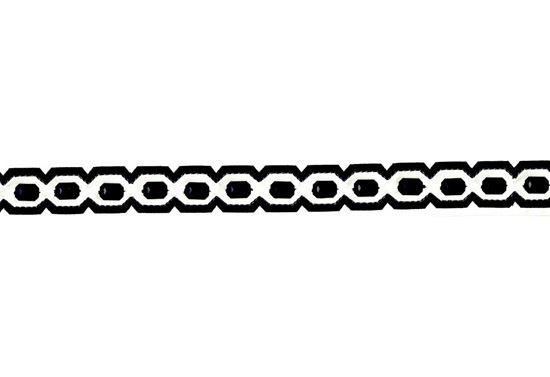 Picture of ANDREI BEADED TAPE-BLACK