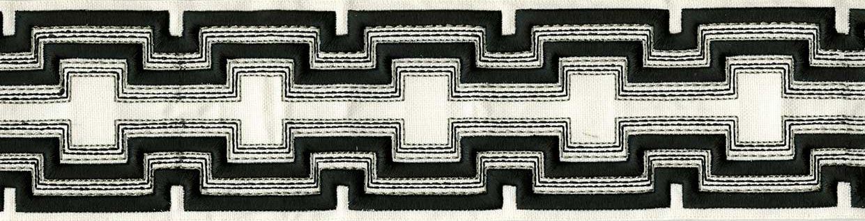 Picture of DARKENSBURG EMB. TAPE-NOIR