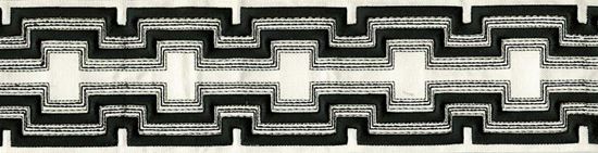 Picture of DARKENSBURG EMB. TAPE-NOIR