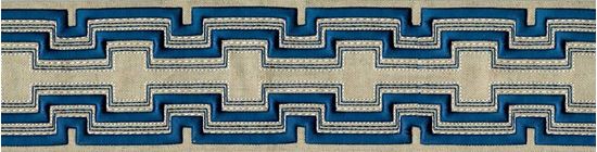 Picture of DARKENSBURG EMB. TAPE-MIDNIGHT