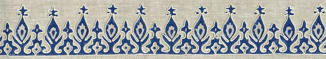 Picture of DALMATIA EMB. TAPE-LAPIS LAZULI