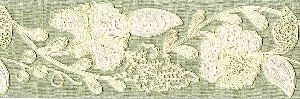 Picture of MALVERN EMB. TAPE-SEAFOAM