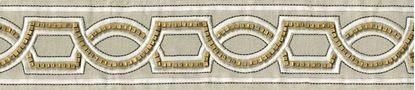 Picture of ZAGREB BEADED TAPE-CREAM
