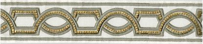 Picture of ZAGREB BEADED TAPE-PEWTER