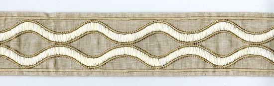 Picture of YAMUNA EMB TAPE-OATMEAL