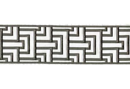 Picture of ELVIRA EMB. TAPE-CHARCOAL