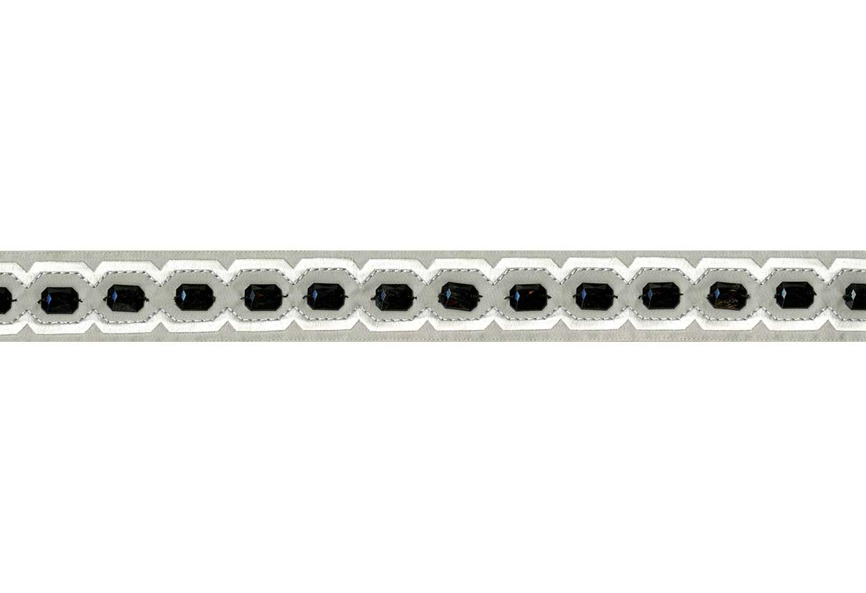 Picture of ANDREI BEADED TAPE-GREY