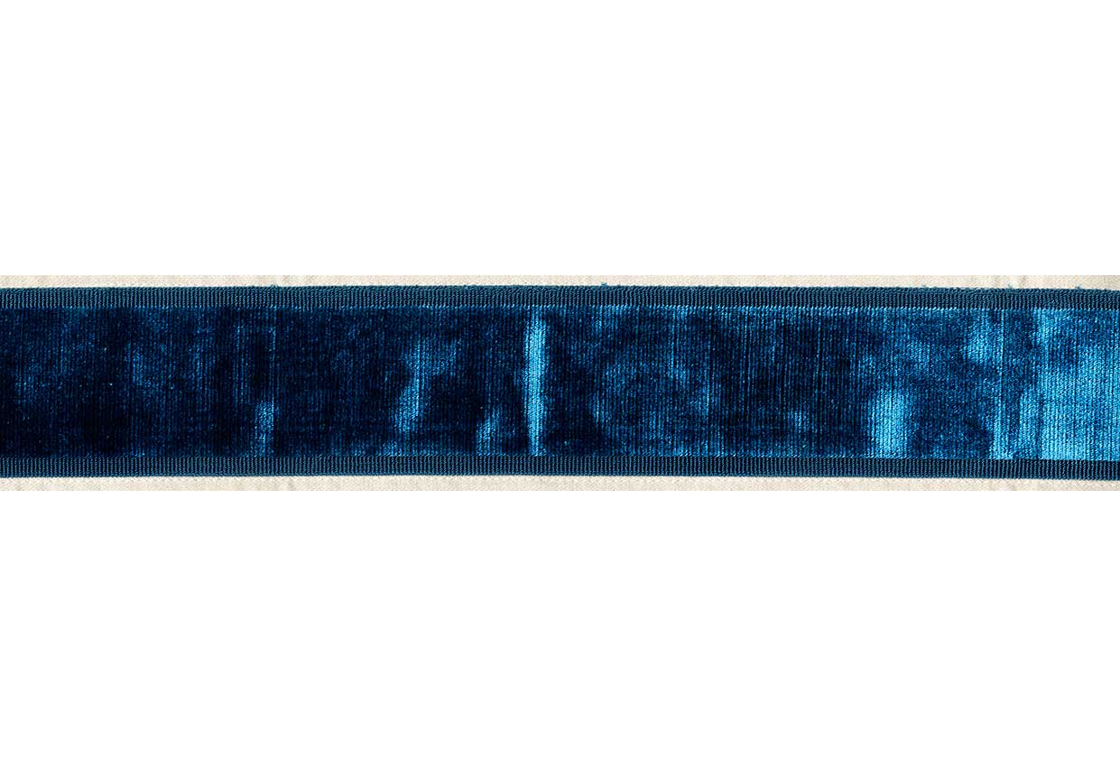 Picture of HOLLY VELVET TAPE-NAVY