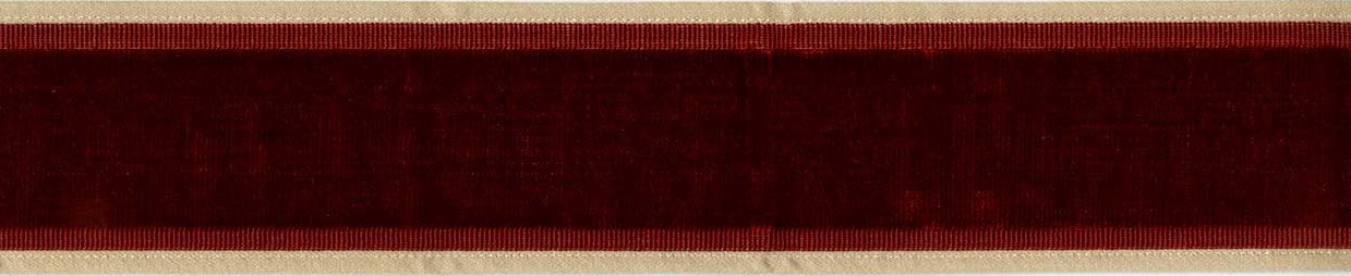 Picture of HOLLY VELVET TAPE-GARNET