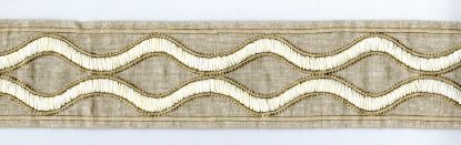 Picture of YAMUNA EMB TAPE-OATMEAL