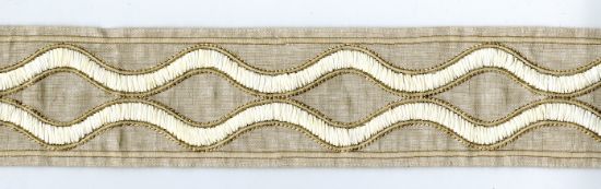 Picture of YAMUNA EMB TAPE-OATMEAL